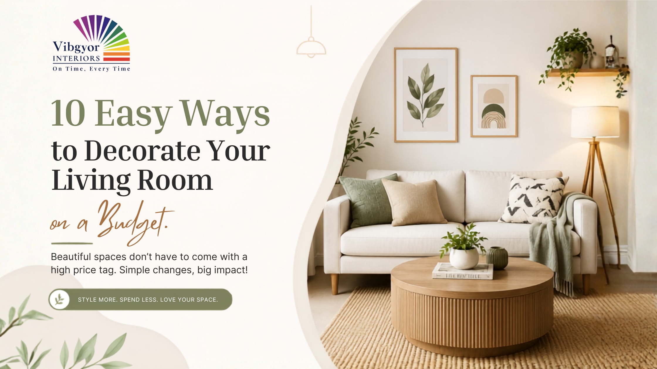 10 Easy Ways to Decorate Your Living Room on a Budget