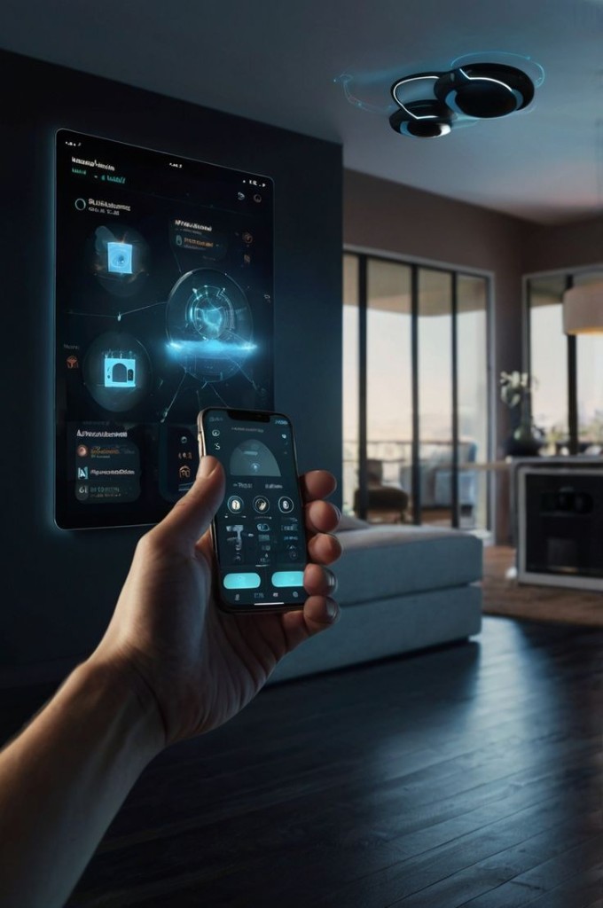 Smart home automation with mobile and wall controls